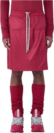 Moncler Drawstring Midi Kilt Shorts - Heren - Korte Broeken - Rood - M - Korte Broeken