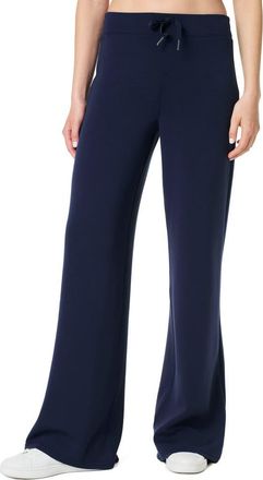 Spanx AirEssentials Pull-On Wide Leg Pants in Timeless Navy at Nordstrom, Size 1X