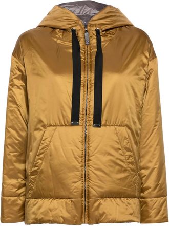 Max Mara Giacca con cappuccio - Giallo