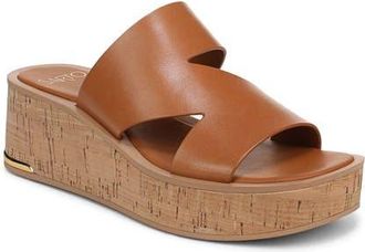 Franco Sarto Tahani 2 Platform Wedge Sandal in Caramel at Nordstrom, Size 6.5
