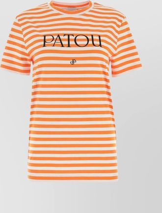 Patou embroidered cotton t-shirt