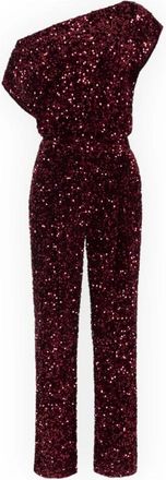 Elisabetta Franchi Jumpsuits & Playsuits, Dames, Rood, S, Polyester, Chique Jumpsuit