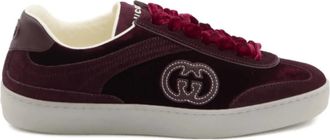 Gucci G75 Sneaker - Dames - Sneakers - Rood - 37 1/2 EU - Nylon - Schoenen
