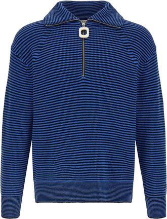 J.W.Anderson J. W. Anderson-Half Zip Sweater Maglioni Multicolor-Uomo