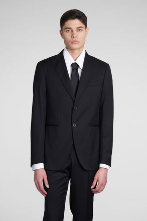 Santaniello Abito uomo in lana nera