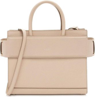 Givenchy Pebbled Calfskin Horizon Small Tote (Authentic Pre-Loved)