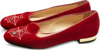 Charlotte Olympia Ballerine Spider - Rosso