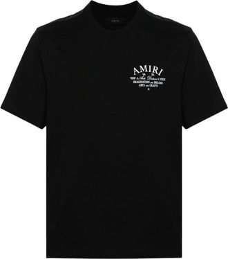Amiri Hombre, Camisetas, Negro, Talla: L