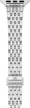 Michele Tapered Apple Watch Bracelet Watchband in Silver at Nordstrom