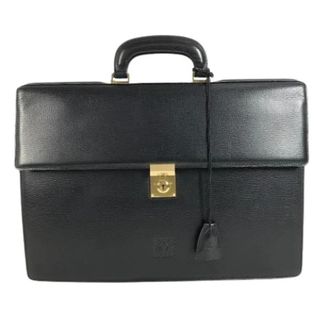 Loewe Pre-owned Aktetas Handtas - Dames - Vintage Handtas - Zwart - ONE Size - Leer - Vintage
