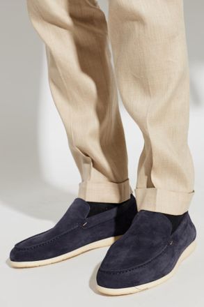 Paul & Shark Suede Shoes, Mens, Navy Blue