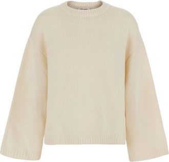 Soft Goat Trui met ronde hals - Dames - Ronde hals truien - Beige - M - Wol - Truien & Vesten