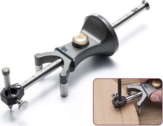 OEM Carpintero, Calibre De Marcado, Trazador De L&iacute;neas Paralelas, Trazador De Arco Lineal De Doble Uso Para Carpinter&iacute;a, Herramienta De Dibujo De L&iacute;neas, 