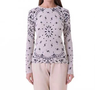 Kujten Bibi Bandana Sweater In Bouleau