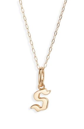 Miranda Frye Sophie Customized Initial Pendant Necklace in Gold - S at Nordstrom