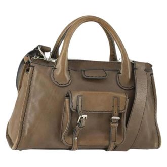 Chlo&eacute; Pre-owned Handtas - Dames - Vintage Handtas - Bruin - ONE Size - Leer - Vintage