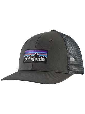 Patagonia P-6 Logo Trucker Cap grau
