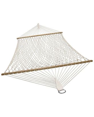 Sunnydaze 2-Person Cotton Spreader Bar Rope Hammock
