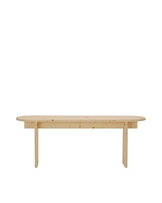 Hannun Banco de madera de abeto en color beige, 120cm