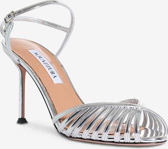 Aquazzura Pumps mit Stilettoabsatz aus Leder Hold Me