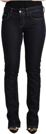 Gianfranco Ferre Slim-fit Jeans - Dames - Slim Fit Jeans - Zwart - W28 - Katoen - Jeans