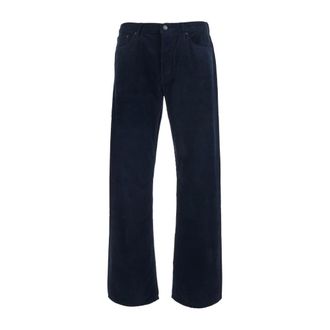 Tom Ford Pantaloni a gamba dritta in velluto di cotone - - Trousers - Uomo - Blu - W32
