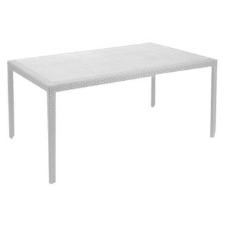 Progarden Mesa Resina Joker 138x78 Cm Blanca