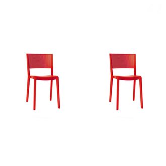 Resol Spot Set 2 Silla Interior, Exterior Rojo - Resol