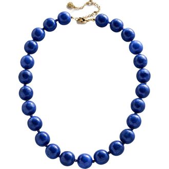 BaubleBar Jane Beaded Necklace in Blue at Nordstrom