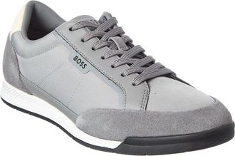 HUGO BOSS BOSS Hugo Boss Nitan Suede-Trim Sneaker