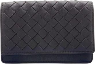 Bottega Veneta Pre-owned Vintage Portemonnee - Dames - Vintage Accessoires - Bruin - ONE Size - Leer - Vintage