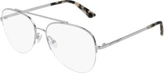 Alexander McQueen Mq 0166O 003 Optisch Montuur - unisex - Brillen - Grijs - 56 MM - Accessoires