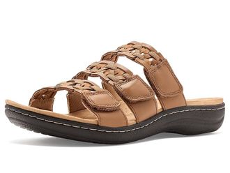 Clarks Laurieann Emma Womens Sandals Tan Leather : 9.5 A - Narrow