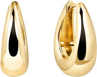 Electric Picks 14K Plated Mary-Kate Xl Hoop Earrings