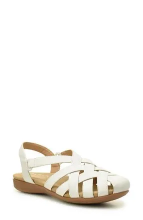 Taryn Rose Woven Slingback Sandal in Pashi Silver Metallic at Nordstrom Rack, Size 6.5