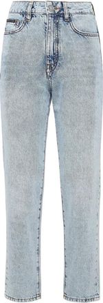 Philipp Plein Denim Boyfriend - Dames - Cropped Jeans - Blauw - W26 - Denim - Jeans