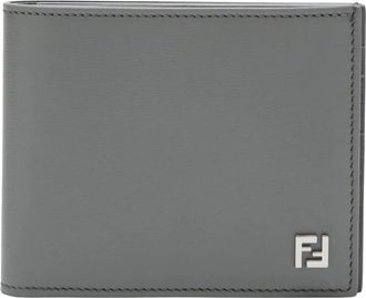Fendi Wallets & Cardholders, male, Gray, Size: ONE SIZE Squared FF Wallet