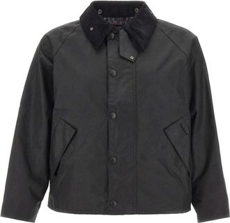 Barbour Transport Waxed Jacket - Heren - Zomerjassen - Zwart - XS - Katoen - Jassen