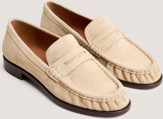 Jonak Loafers van onbewerkt leer, D&Eacute;LICE