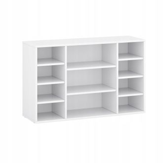 OEM Mobiletto Con Scaffali Per Soggiorno, Scarpiera, Libreria, Colore Bianco