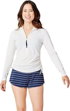 Carve Designs Cruz Rashguard in Cloud at Nordstrom, Size X-Large