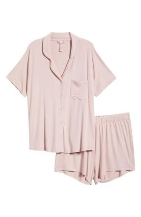 SKIMS Soft Lounge Shortie Pajamas in Morganite at Nordstrom, Size Xx-Small