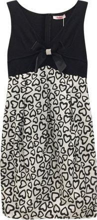 Blumarine Heart-Print Sleeveless Dress Size S