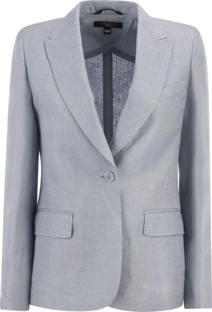 Max Mara Weekend Maxmara Wkdnalut linnen canvas blazer