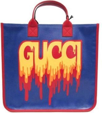 Gucci Pre-owned Tote Bags, female, Blue, Size: ONE SIZE Pre-owned Children 550763 Tote Bag