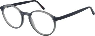 Andy Wolf Grijze Panto Optische Frames met Hoes - unisex - Brillen - Grijs - ONE Size - Wol - Accessoires