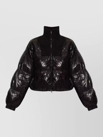 Diesel short quilted down jacket high collar
