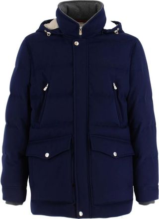 Brunello Cucinelli Hombre, Chaquetas, Azul, Talla: M