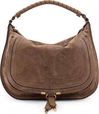 Chlo&eacute; Marcie Suede Shoulder Bag