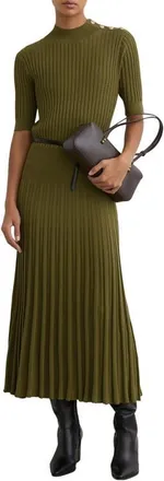 Reiss Harriet Wool Blend Double Breasted Jacket in Green at Nordstrom, Size X-Large